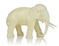 Elephant figurine made of ivory Royalty Free Stock Photo